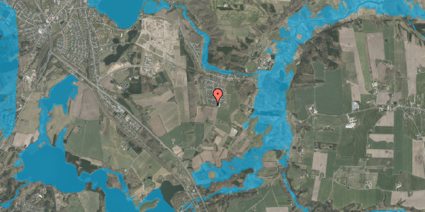 Oversvømmelsesrisiko fra vandløb på Bronzehøj 32A, 8800 Viborg