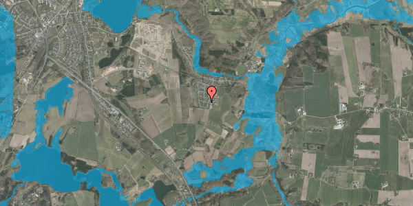 Oversvømmelsesrisiko fra vandløb på Bronzehøj 37, 8800 Viborg