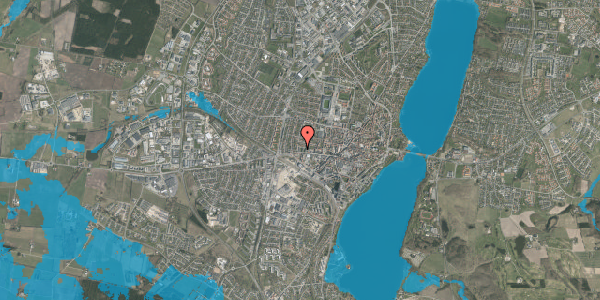 Oversvømmelsesrisiko fra vandløb på Broparken 10, 1. tv, 8800 Viborg