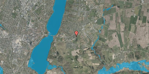 Oversvømmelsesrisiko fra vandløb på Bygvænget 5, 8800 Viborg