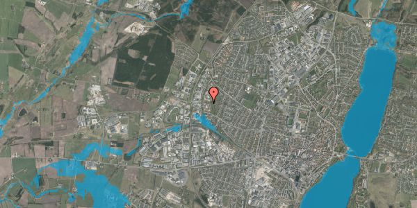 Oversvømmelsesrisiko fra vandløb på Dalvikvej 78, 8800 Viborg