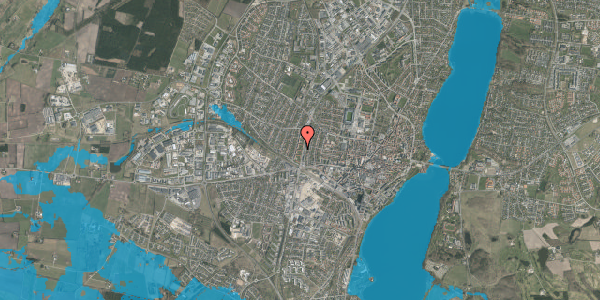 Oversvømmelsesrisiko fra vandløb på Danmarksvej 24, 1. tv, 8800 Viborg
