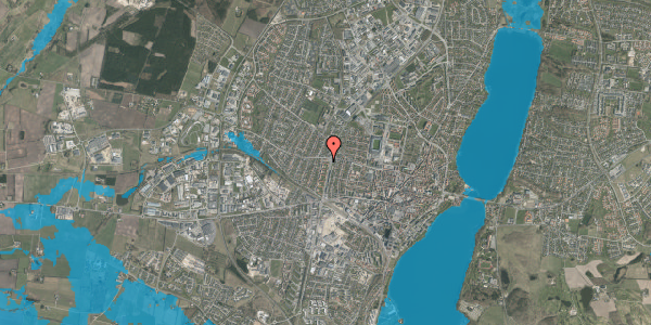 Oversvømmelsesrisiko fra vandløb på Danmarksvej 62, 1. th, 8800 Viborg