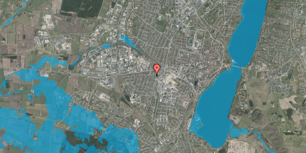 Oversvømmelsesrisiko fra vandløb på Drosselvej 3, 8800 Viborg