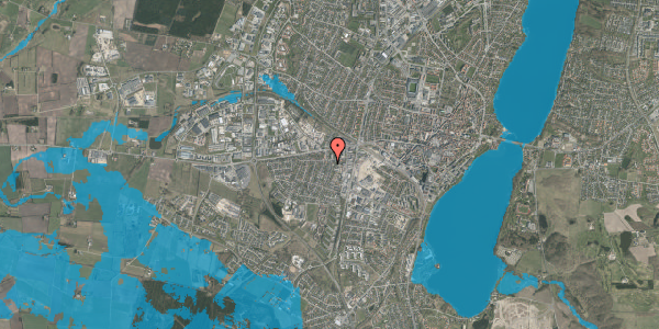 Oversvømmelsesrisiko fra vandløb på Drosselvej 4, 8800 Viborg