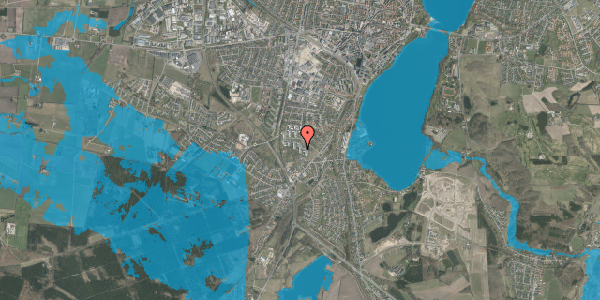 Oversvømmelsesrisiko fra vandløb på Ellekonebakken 32, 2. 33, 8800 Viborg