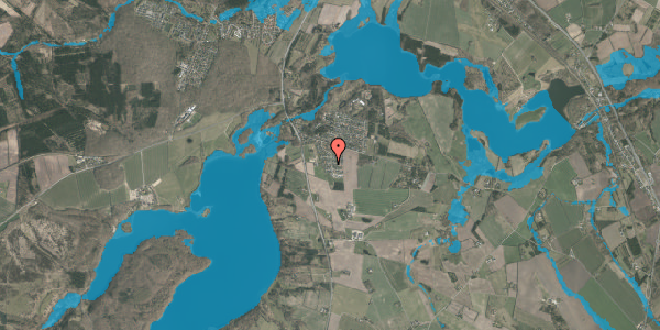 Oversvømmelsesrisiko fra vandløb på Enebærstien 1, 8800 Viborg