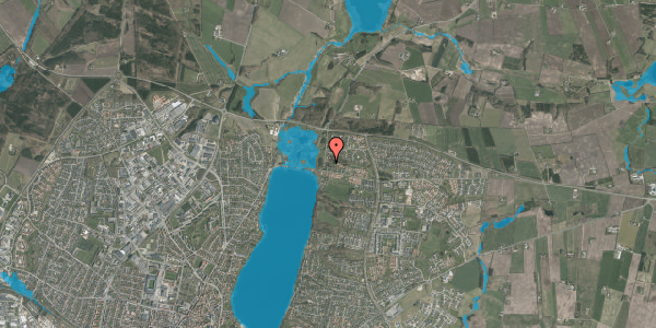 Oversvømmelsesrisiko fra vandløb på Engbakkevej 3, 8800 Viborg