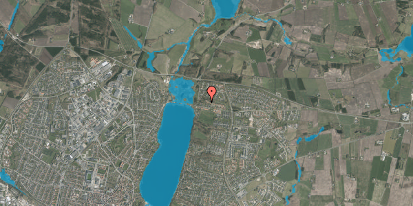 Oversvømmelsesrisiko fra vandløb på Engbakkevej 10, 8800 Viborg