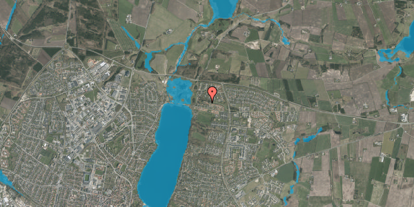 Oversvømmelsesrisiko fra vandløb på Engbakkevej 14, 8800 Viborg