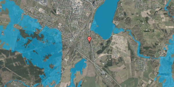 Oversvømmelsesrisiko fra vandløb på Enghaverne 13, 8800 Viborg