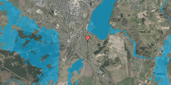 Oversvømmelsesrisiko fra vandløb på Enghaverne 16, 8800 Viborg