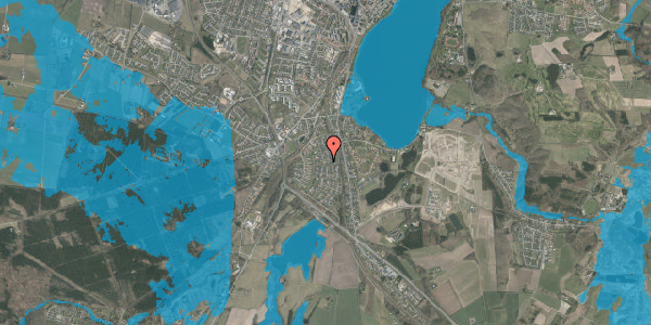 Oversvømmelsesrisiko fra vandløb på Enghaverne 17, 8800 Viborg