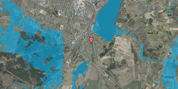 Oversvømmelsesrisiko fra vandløb på Enghaverne 32, 8800 Viborg