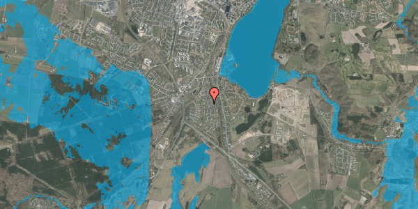 Oversvømmelsesrisiko fra vandløb på Enghaverne 34, 8800 Viborg