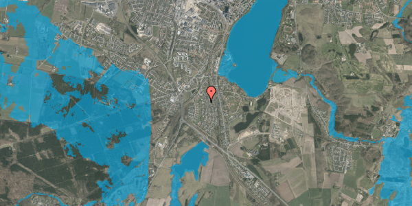 Oversvømmelsesrisiko fra vandløb på Enghaverne 44, 8800 Viborg