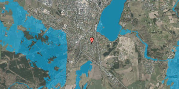 Oversvømmelsesrisiko fra vandløb på Enghaverne 58, 8800 Viborg