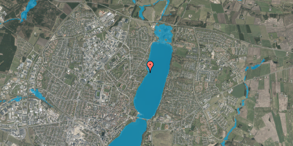 Oversvømmelsesrisiko fra vandløb på Erik Menveds Vej 40, 8800 Viborg