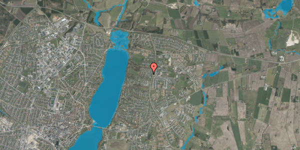 Oversvømmelsesrisiko fra vandløb på Fennebakken 27, 8800 Viborg