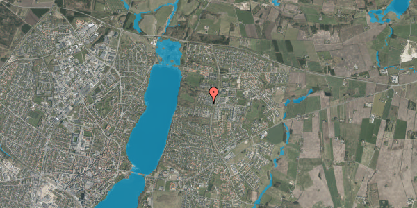 Oversvømmelsesrisiko fra vandløb på Fennebakken 89, 8800 Viborg