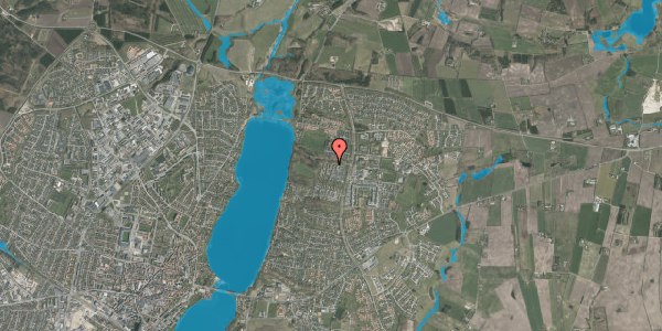 Oversvømmelsesrisiko fra vandløb på Fennebakken 253, 8800 Viborg