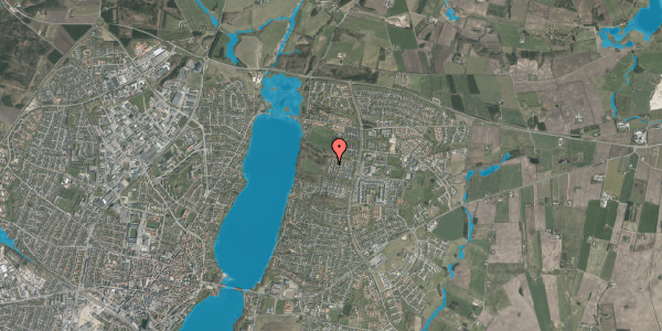 Oversvømmelsesrisiko fra vandløb på Fennebakken 299, 8800 Viborg