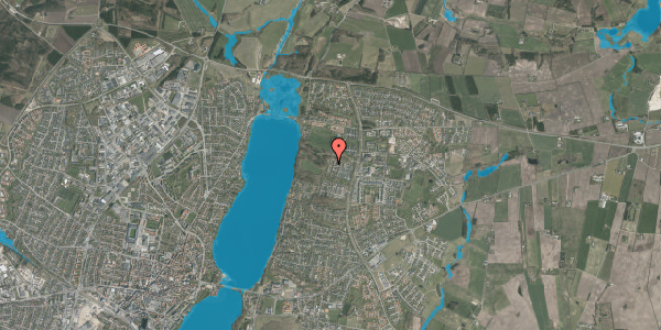 Oversvømmelsesrisiko fra vandløb på Fennebakken 301, 8800 Viborg