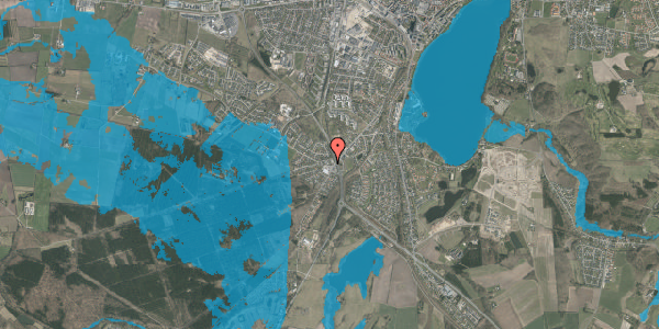 Oversvømmelsesrisiko fra vandløb på Finderupvej 4, 8800 Viborg