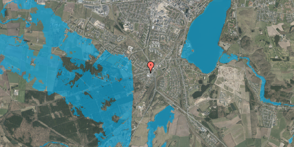 Oversvømmelsesrisiko fra vandløb på Finderupvej 7, 8800 Viborg