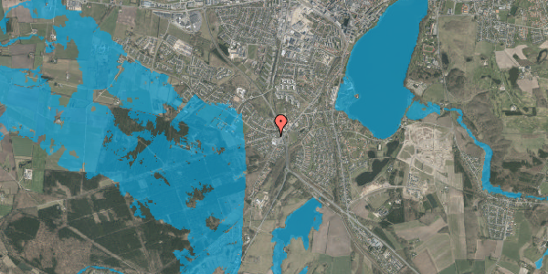 Oversvømmelsesrisiko fra vandløb på Finderupvej 10, 8800 Viborg