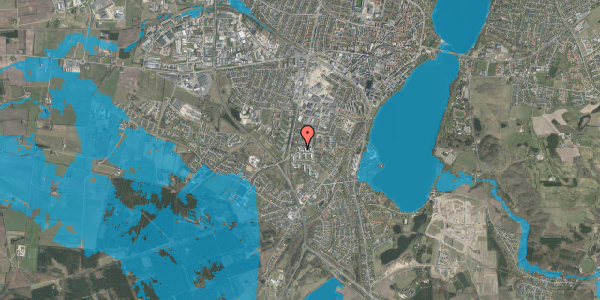Oversvømmelsesrisiko fra vandløb på Firkløvervej 7, st. mf, 8800 Viborg