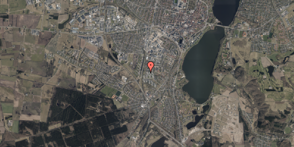Oversvømmelsesrisiko fra vandløb på Firkløvervej 7, 2. tv, 8800 Viborg