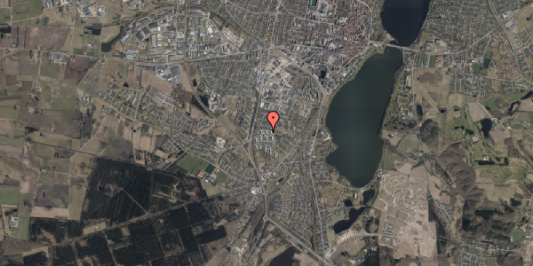 Oversvømmelsesrisiko fra vandløb på Firkløvervej 19, st. tv, 8800 Viborg