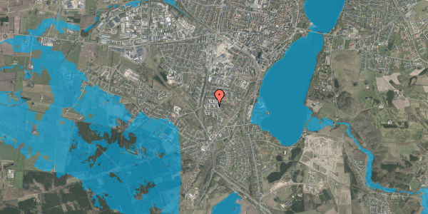 Oversvømmelsesrisiko fra vandløb på Firkløvervej 22, 2. th, 8800 Viborg