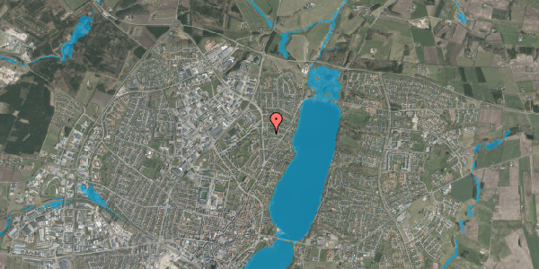 Oversvømmelsesrisiko fra vandløb på Frejasvej 19, 8800 Viborg