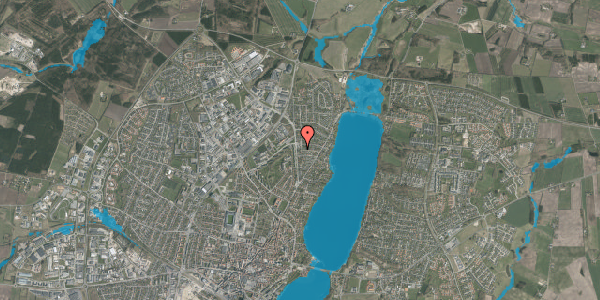 Oversvømmelsesrisiko fra vandløb på Frejasvej 25, 8800 Viborg