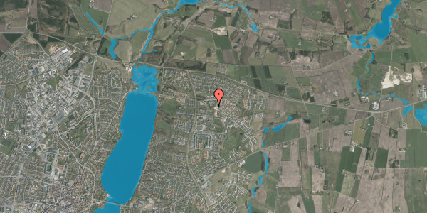Oversvømmelsesrisiko fra vandløb på Fristruphøjvej 126, 8800 Viborg