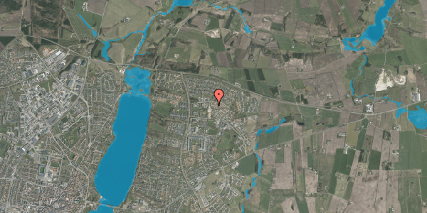 Oversvømmelsesrisiko fra vandløb på Fristruphøjvej 194A, 8800 Viborg