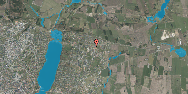 Oversvømmelsesrisiko fra vandløb på Fristruphøjvej 260B, 8800 Viborg