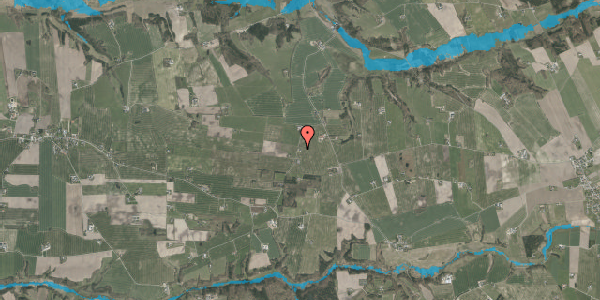 Oversvømmelsesrisiko fra vandløb på Fuglemosevej 6, 8800 Viborg