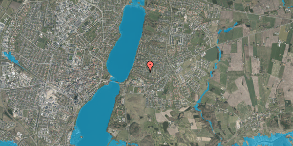 Oversvømmelsesrisiko fra vandløb på Fyrrehøjen 2, 8800 Viborg