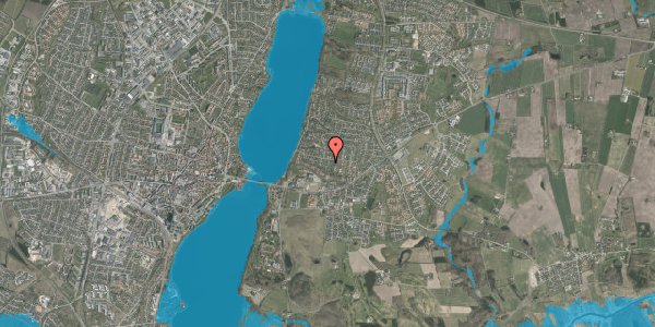 Oversvømmelsesrisiko fra vandløb på Fyrrehøjen 4, 8800 Viborg