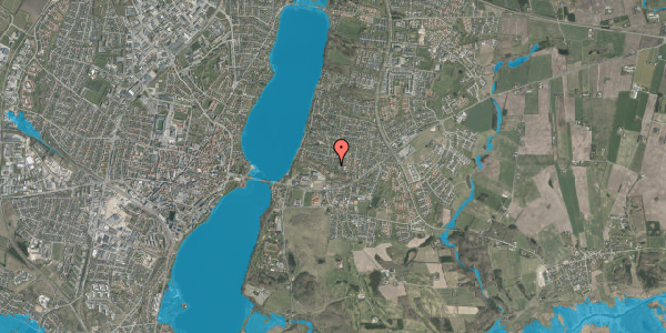 Oversvømmelsesrisiko fra vandløb på Fyrrehøjen 9, 8800 Viborg