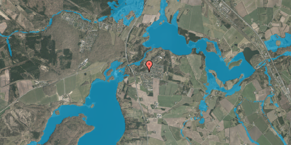 Oversvømmelsesrisiko fra vandløb på Fyrrestien 12, 8800 Viborg