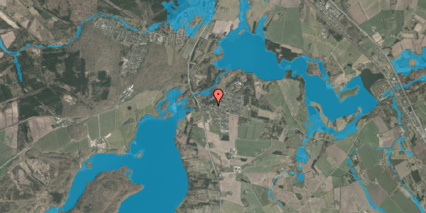 Oversvømmelsesrisiko fra vandløb på Fyrrestien 23, 8800 Viborg