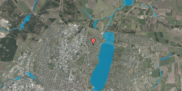 Oversvømmelsesrisiko fra vandløb på Gerdsvej 1, 8800 Viborg