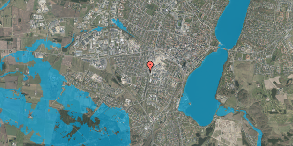 Oversvømmelsesrisiko fra vandløb på Gl. Finderupvej 7C, 8800 Viborg