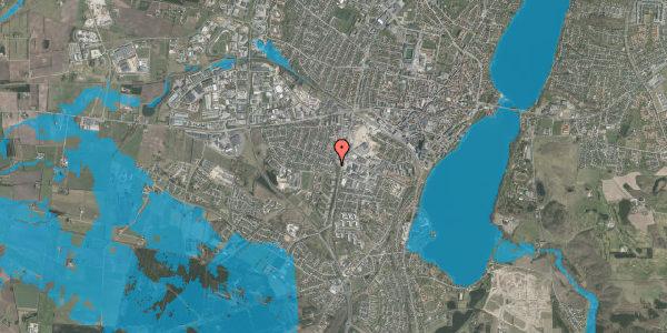 Oversvømmelsesrisiko fra vandløb på Gl. Finderupvej 11, 8800 Viborg