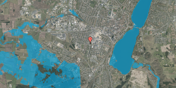 Oversvømmelsesrisiko fra vandløb på Gl. Finderupvej 18, 8800 Viborg