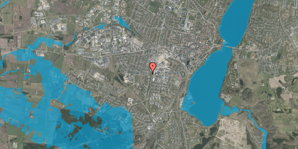 Oversvømmelsesrisiko fra vandløb på Gl. Finderupvej 21, 8800 Viborg